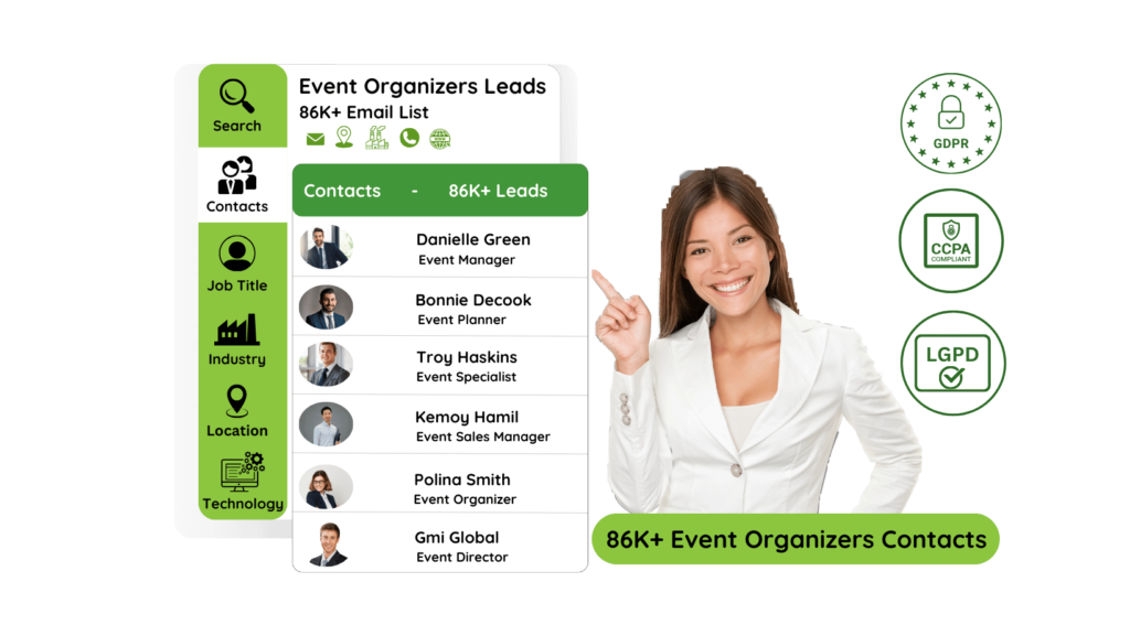 Event Organizers Email List Image by InfoLeadsData