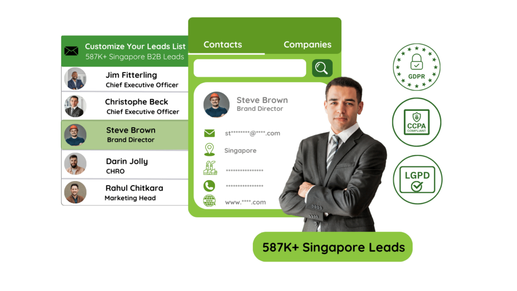 Singapore Business Email List Image By InfoLeadsData