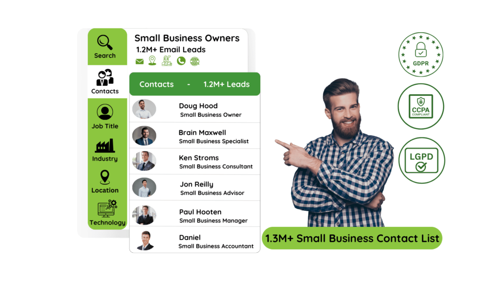 Small Business Owners Email List Image by InfoLeadsData