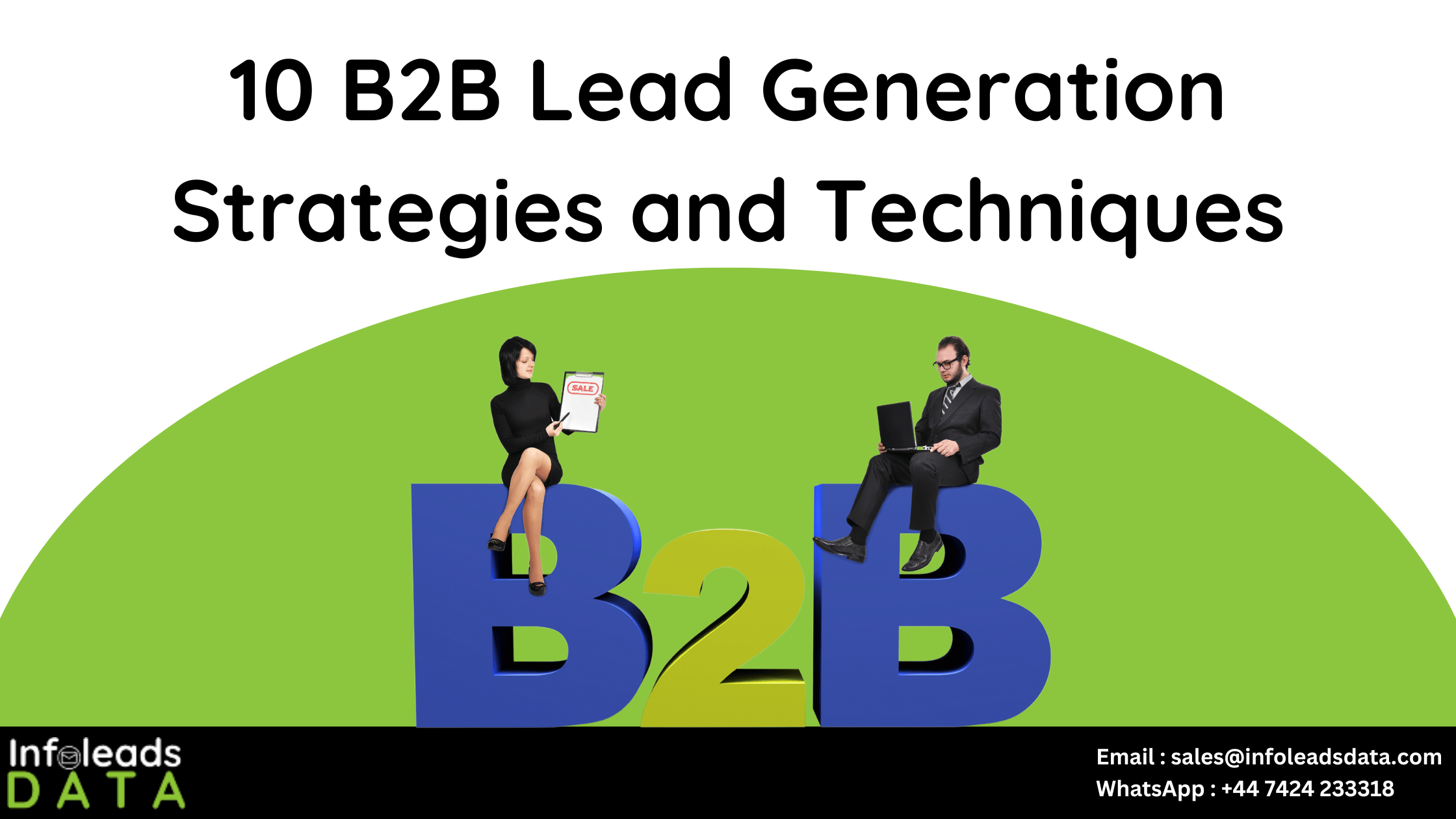 B2B Lead Generation Strategies and Techniques Image by Infoleads Data