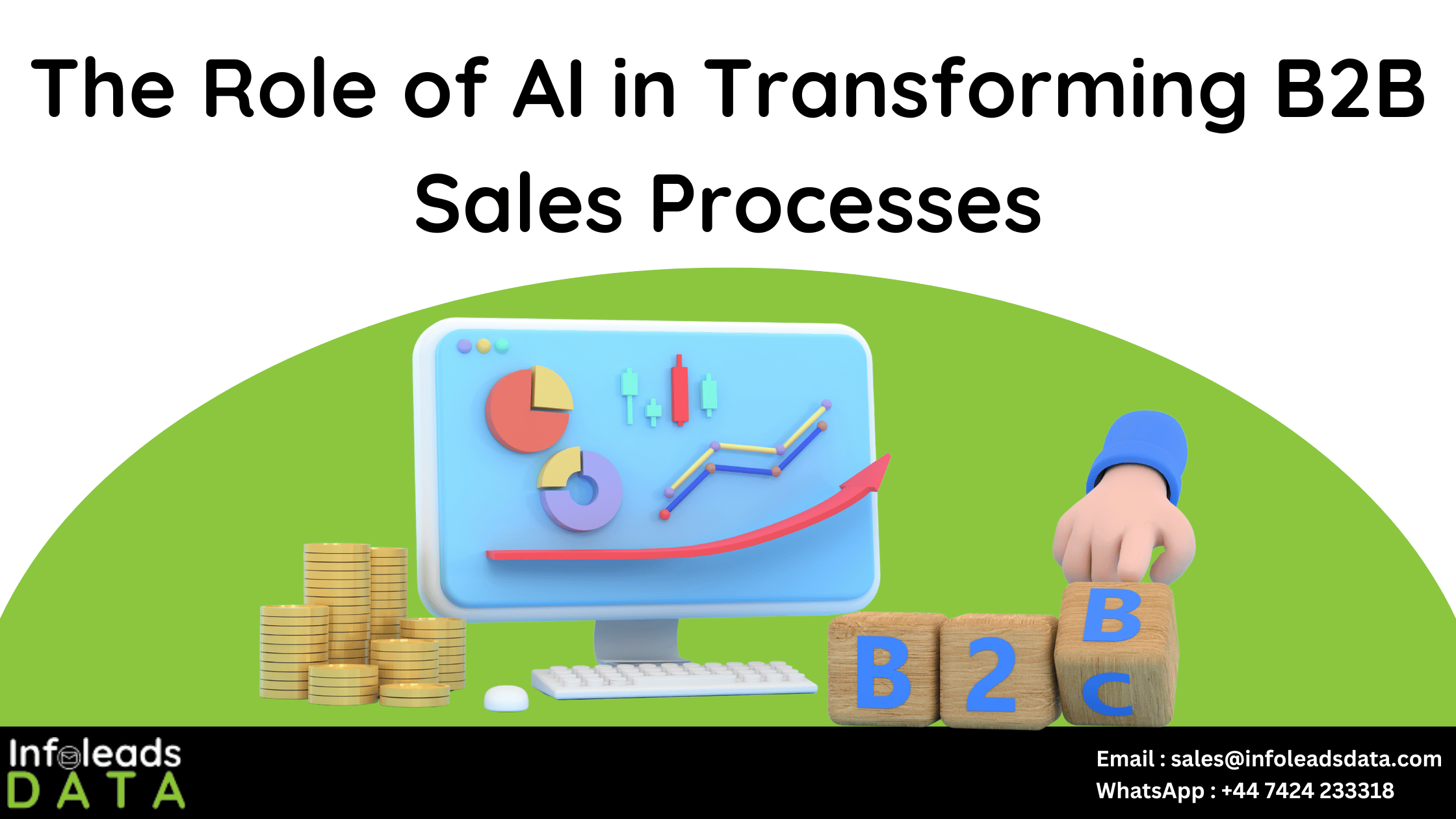 Role of AI in Transforming B2B Sales Processes Image by Infoleads Data