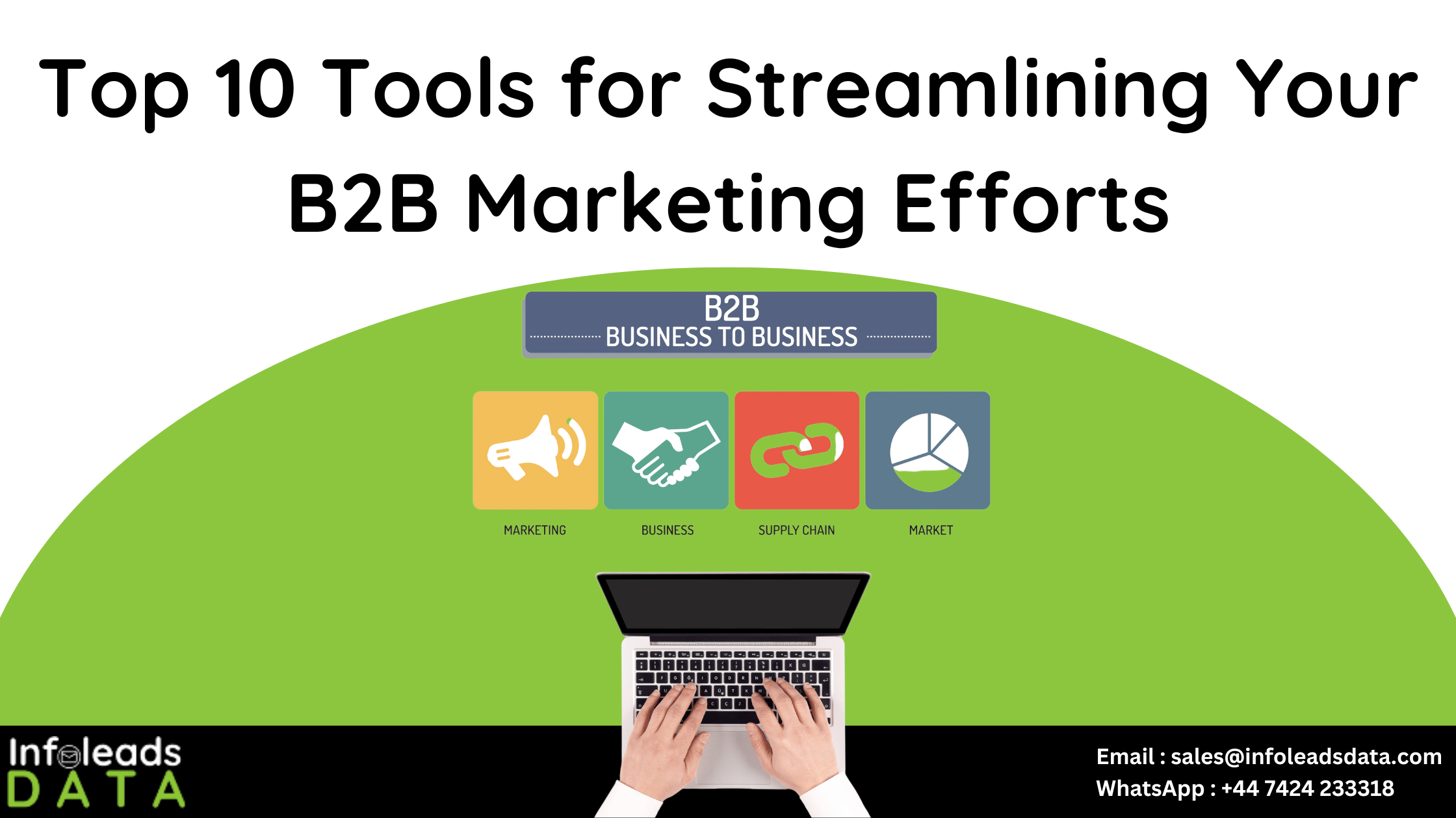 Tools for Streamlining Your B2B Marketing Efforts Image by Infoleads Data