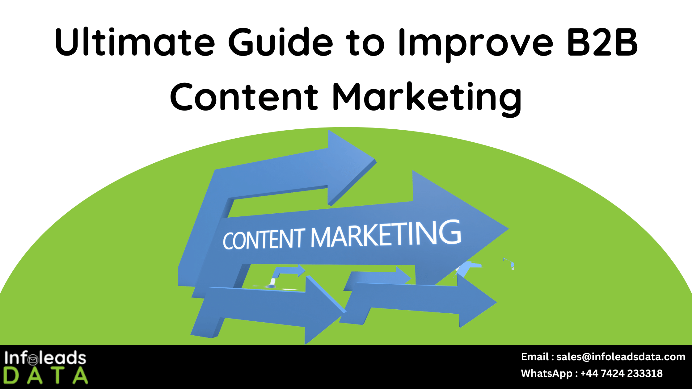 Ultimate Guide to Improve B2B Content Marketing Image by Infoleads Data